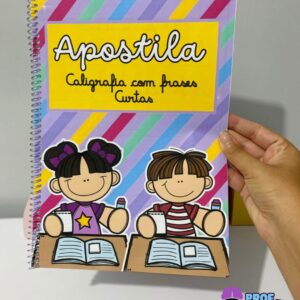 APOSTILA CALIGRAFIA COM FRASES CURTAS
