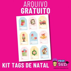 TAGS DE NATAL - ARQUIVO GRATUITO