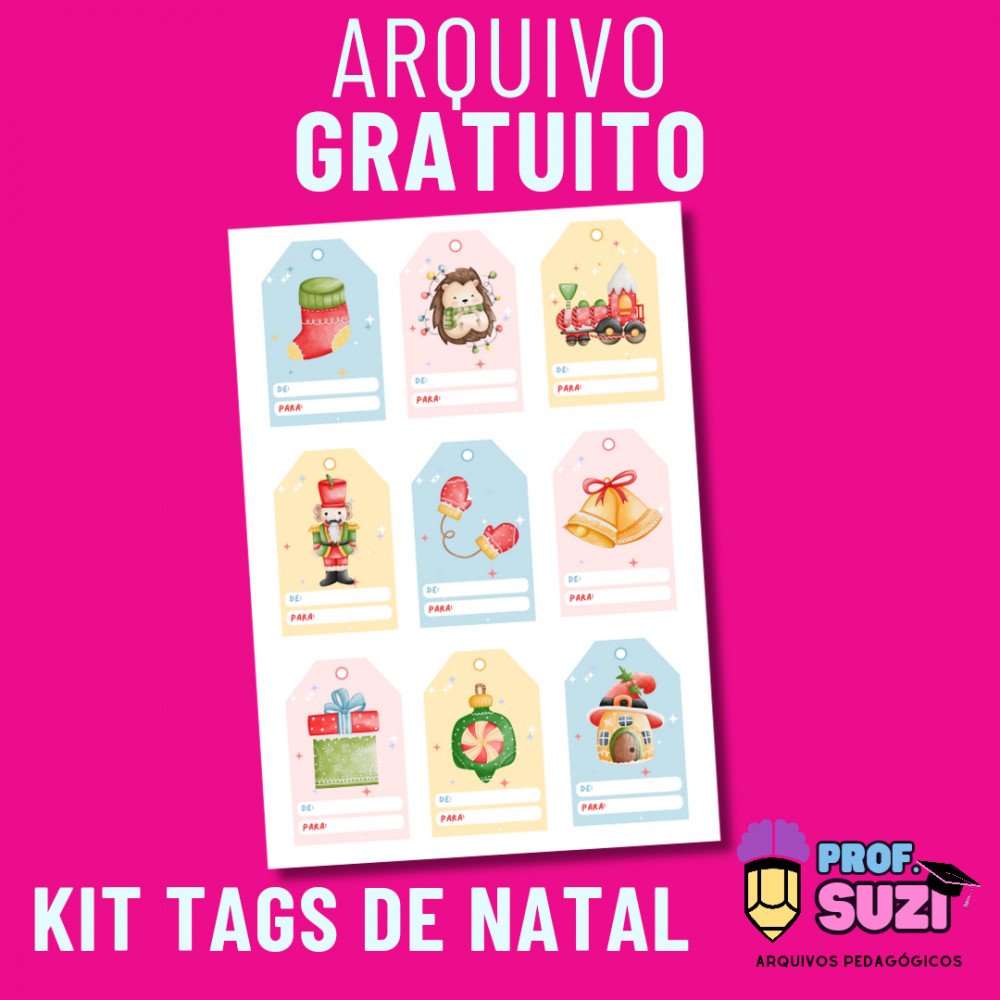 TAGS DE NATAL - ARQUIVO GRATUITO