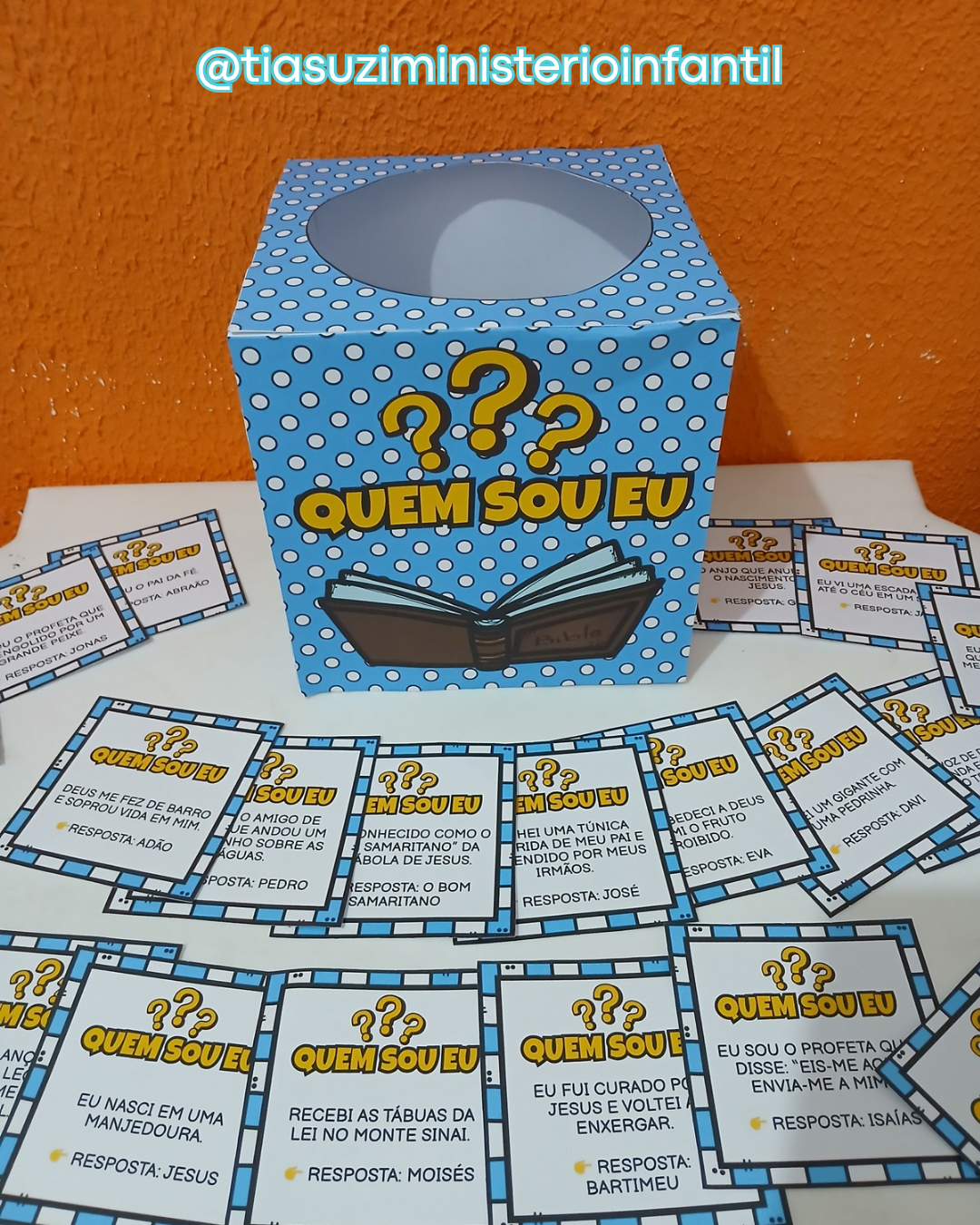 CAIXA "QUEM SOU EU?" BÍBLICA - Imagem 8