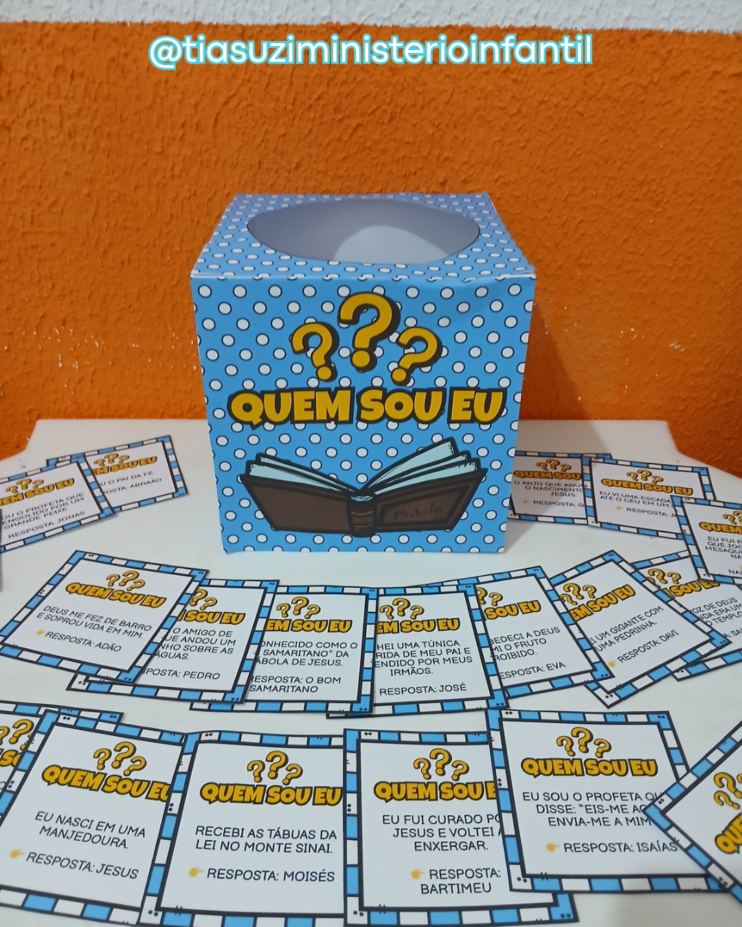 CAIXA "QUEM SOU EU?" BÍBLICA
