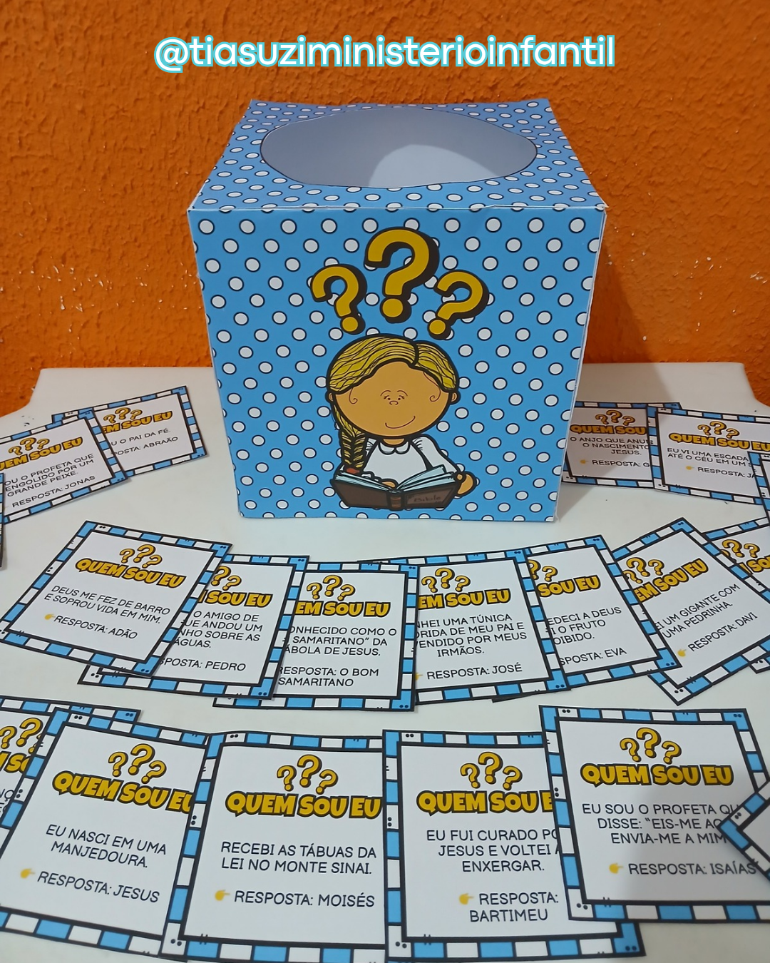 CAIXA "QUEM SOU EU?" BÍBLICA - Imagem 3