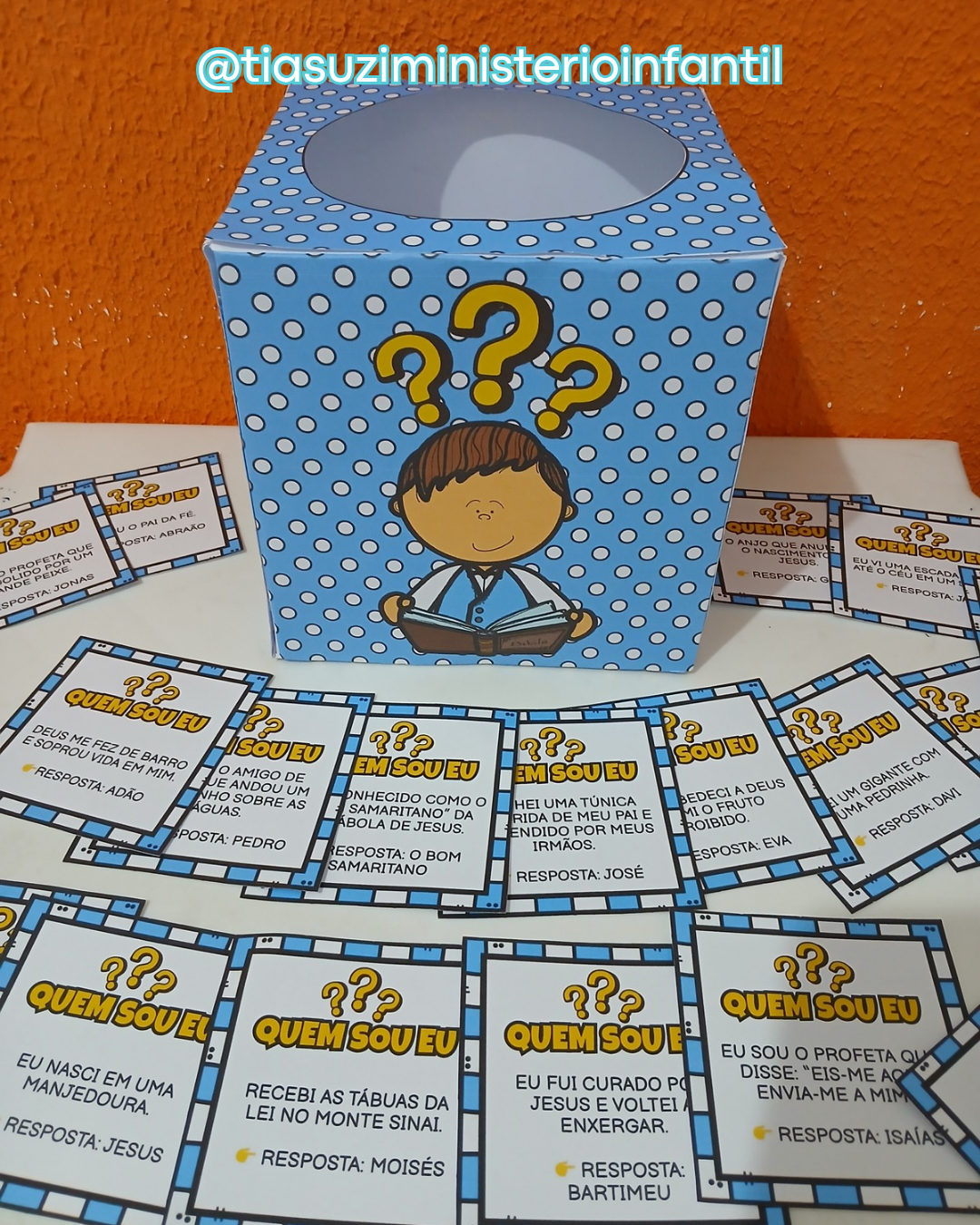 CAIXA "QUEM SOU EU?" BÍBLICA - Imagem 2