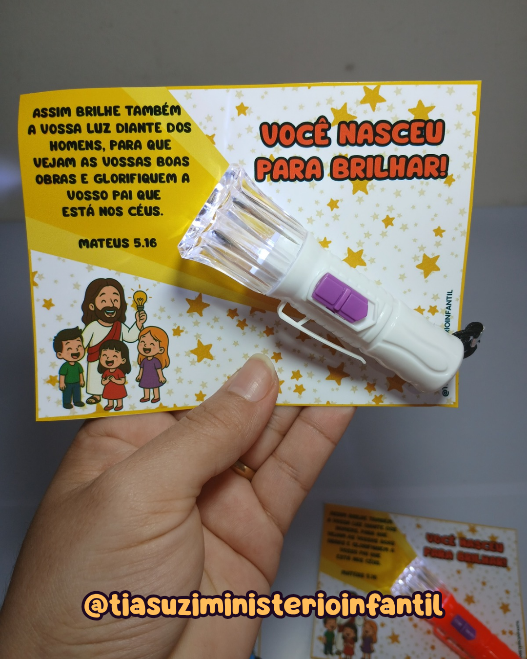 CARTÃO VOCÊ NASCEU PARA BRILHAR - Imagem 4