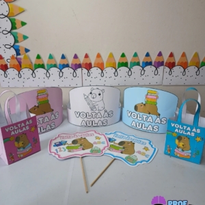 MINI KIT VOLTA ÁS AULAS CAPIVARA