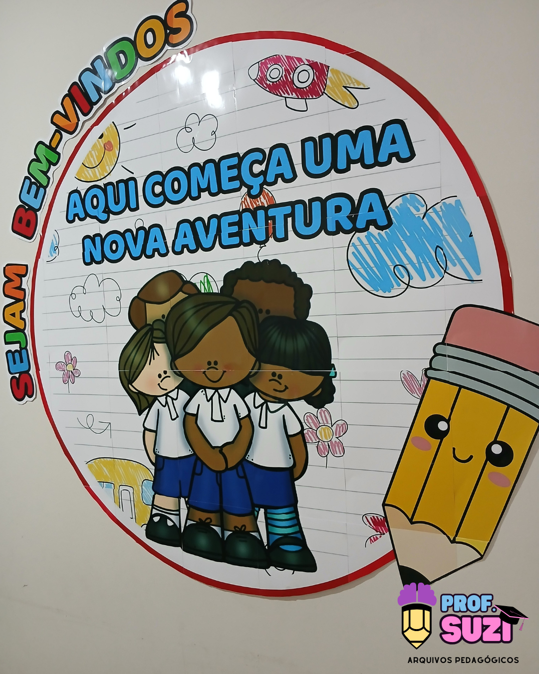 Painel Volta às Aulas – Sejam Bem-vindos - Imagem 2