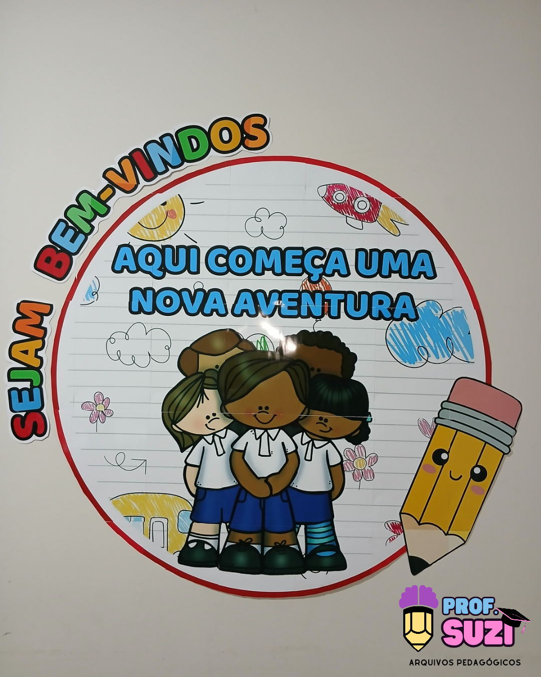 Painel Volta às Aulas – Sejam Bem-vindos