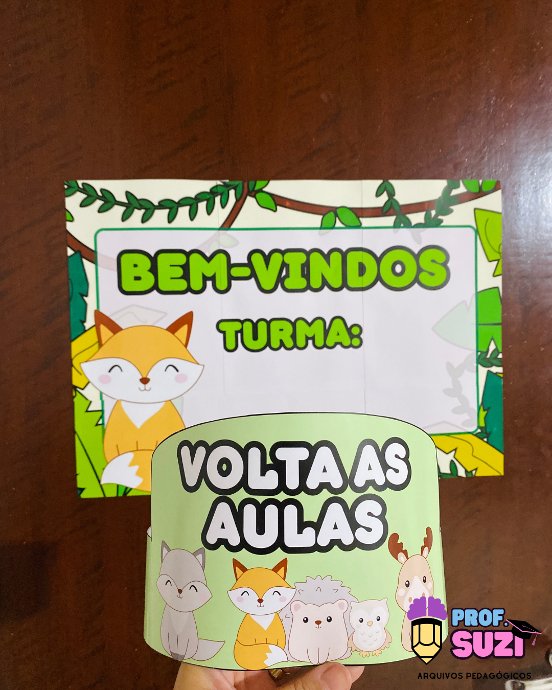 KIT SALA DE AULA - TEMA FLORESTA - Imagem 6