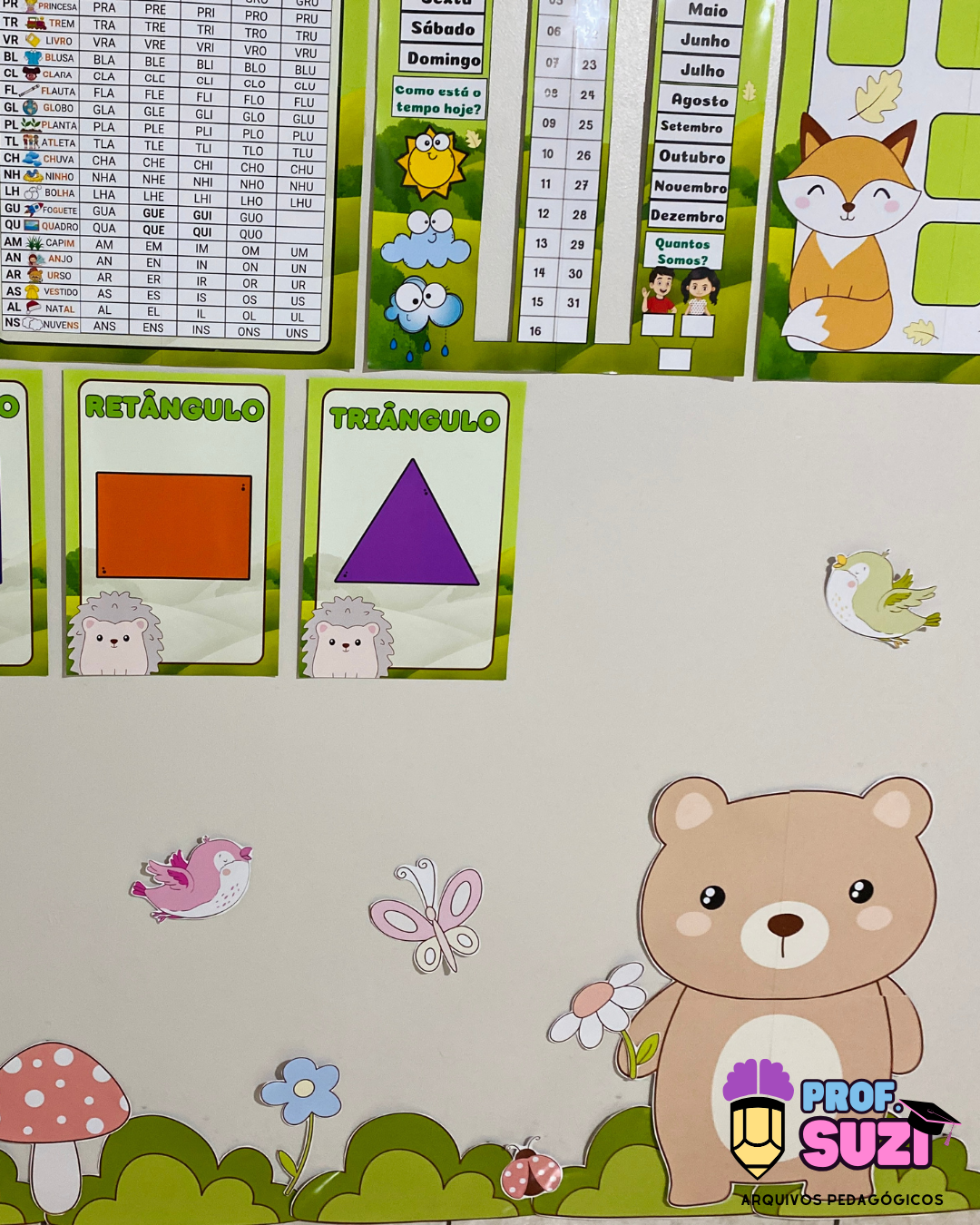 KIT SALA DE AULA - TEMA FLORESTA - Imagem 10
