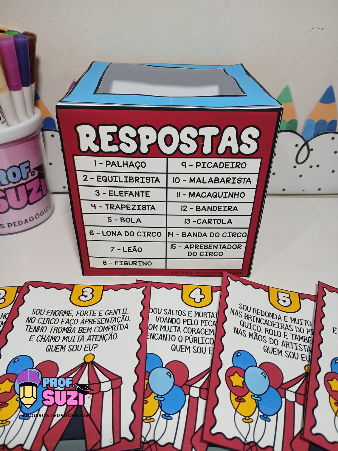 🎪✨ ADIVINHAS DO CIRCO – ATIVIDADE LÚDICA E INTERATIVA - Imagem 2