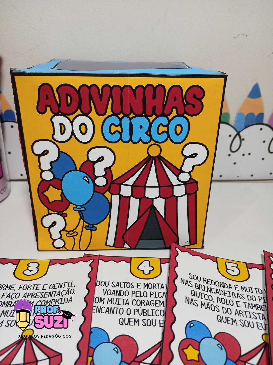 🎪✨ ADIVINHAS DO CIRCO – ATIVIDADE LÚDICA E INTERATIVA - Imagem 4
