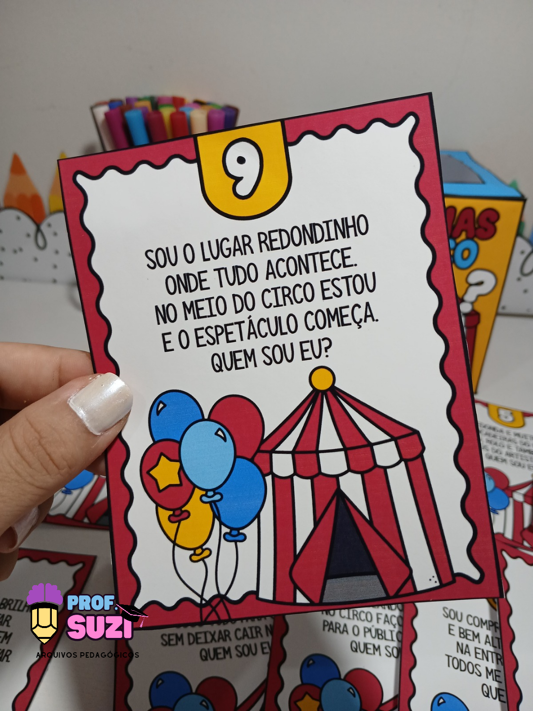 🎪✨ ADIVINHAS DO CIRCO – ATIVIDADE LÚDICA E INTERATIVA - Imagem 6