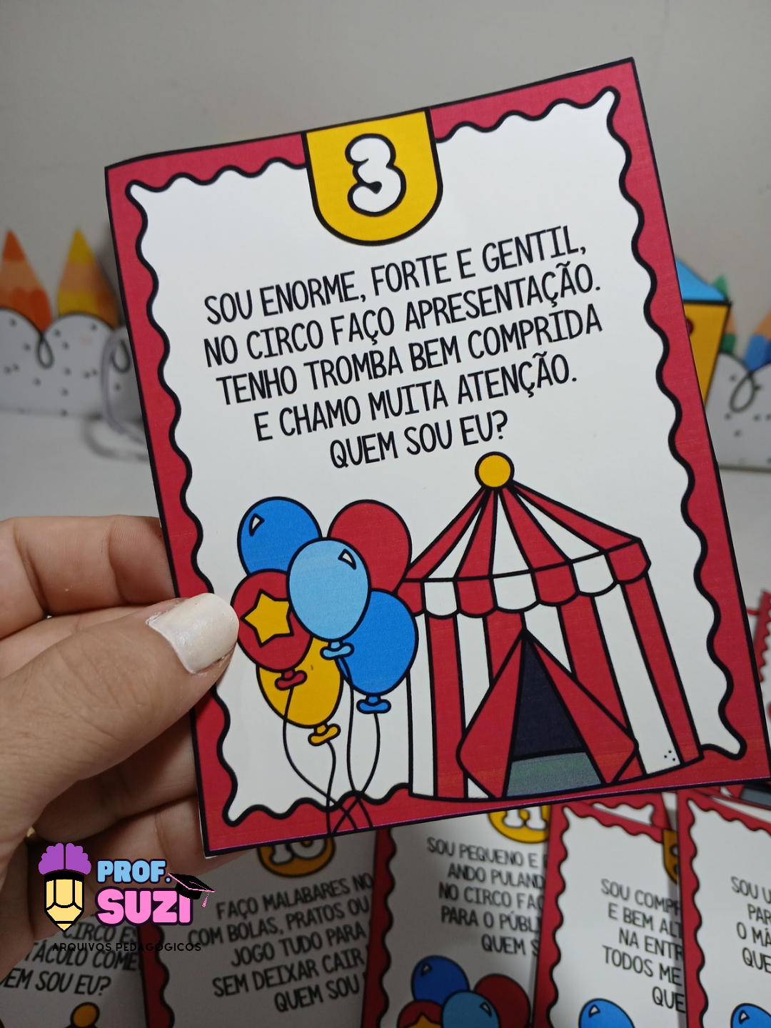🎪✨ ADIVINHAS DO CIRCO – ATIVIDADE LÚDICA E INTERATIVA - Imagem 7