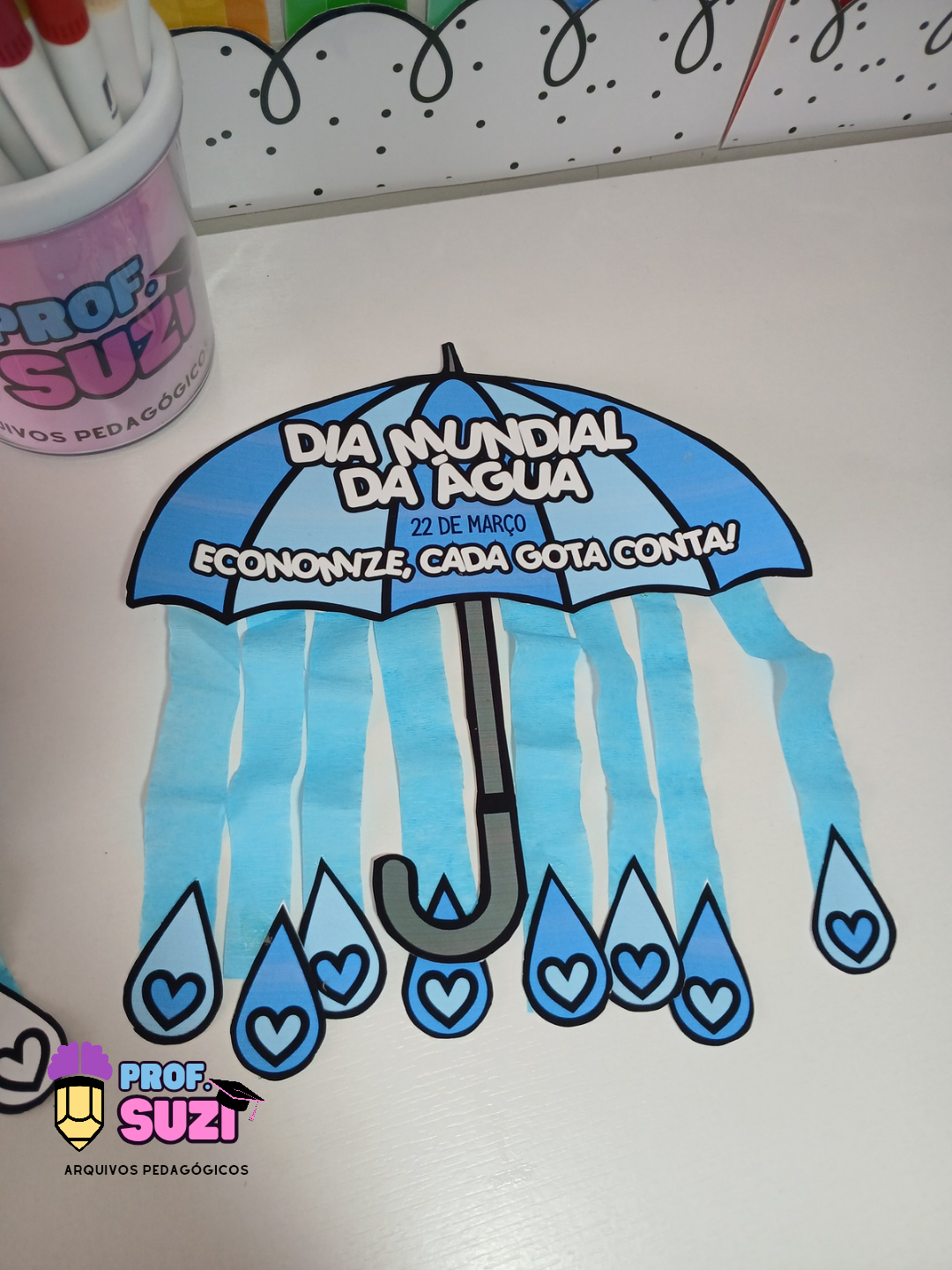 Guarda-Chuvinha – Atividade Criativa para o Dia da Água - Imagem 2