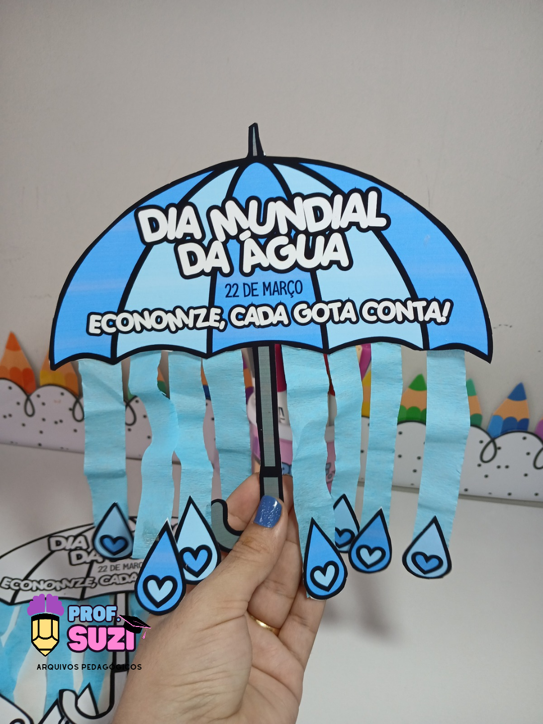 Guarda-Chuvinha – Atividade Criativa para o Dia da Água - Imagem 4