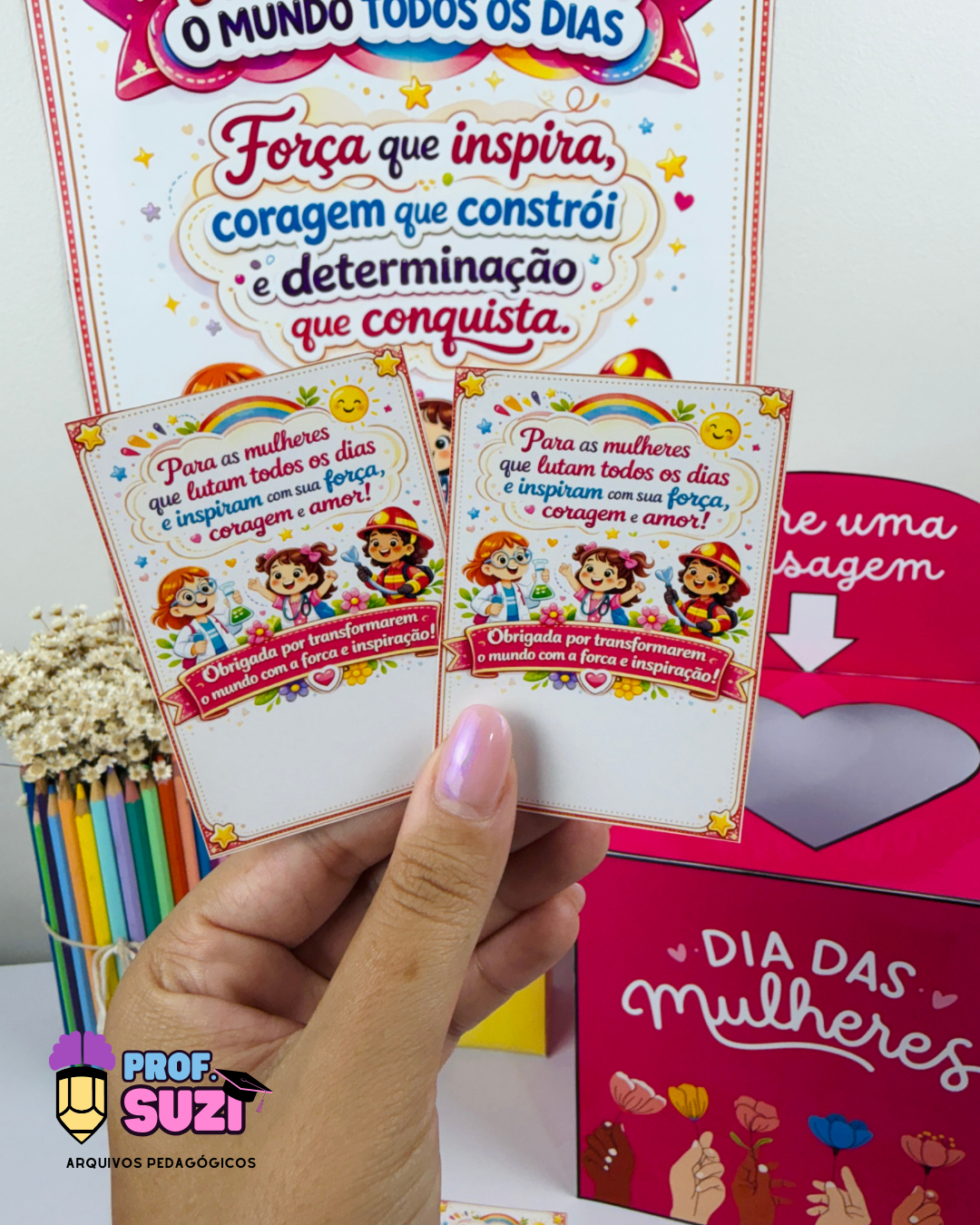 KIT DIA DAS MULHERES – PAINEL + CAIXA INTERATIVA - Imagem 6