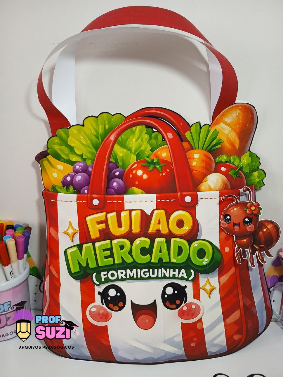 🐜 Sacola Interativa – Fui ao Mercado da Formiguinha - Imagem 8