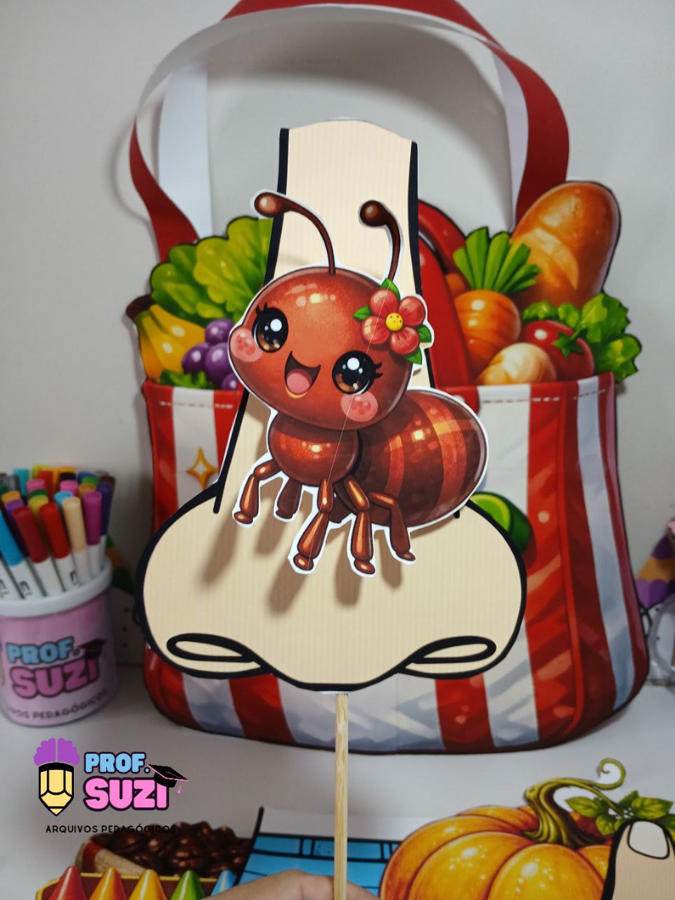 🐜 Sacola Interativa – Fui ao Mercado da Formiguinha - Imagem 7