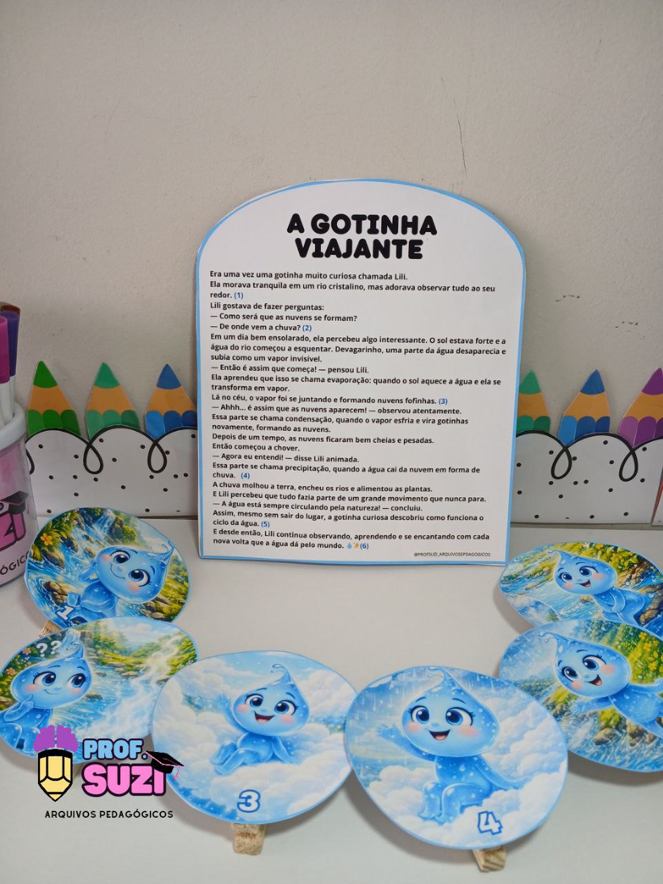 💧✨ Luva de História – A Gotinha Viajante - Imagem 3