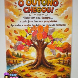 🍂 Painel Interativo – O Outono Chegou