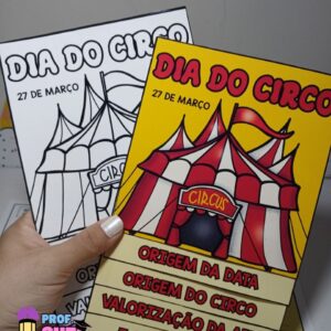 🎪✨ FLIPBOOK DIA DO CIRCO + INTERPRETAÇÃO DE TEXTO