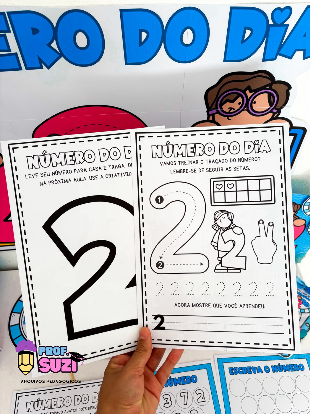 🌟 Kit Número 2 – Número do Dia - Imagem 2