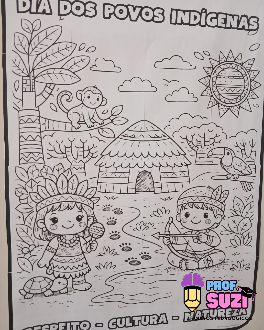 PROJETO POVOS INDÍGENAS
Painel Colaborativo + Tintas Naturais - Imagem 8