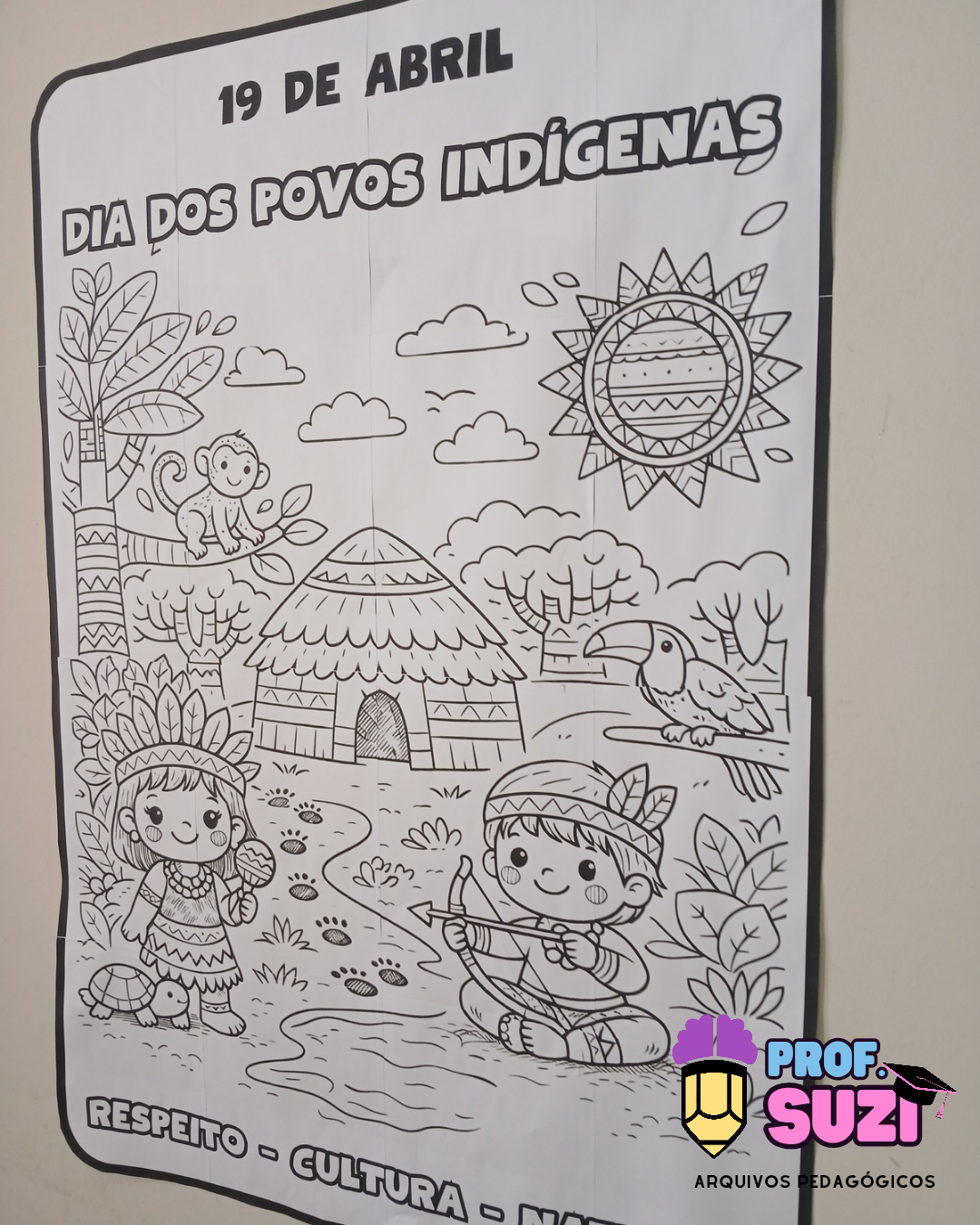 PROJETO POVOS INDÍGENAS
Painel Colaborativo + Tintas Naturais - Imagem 4