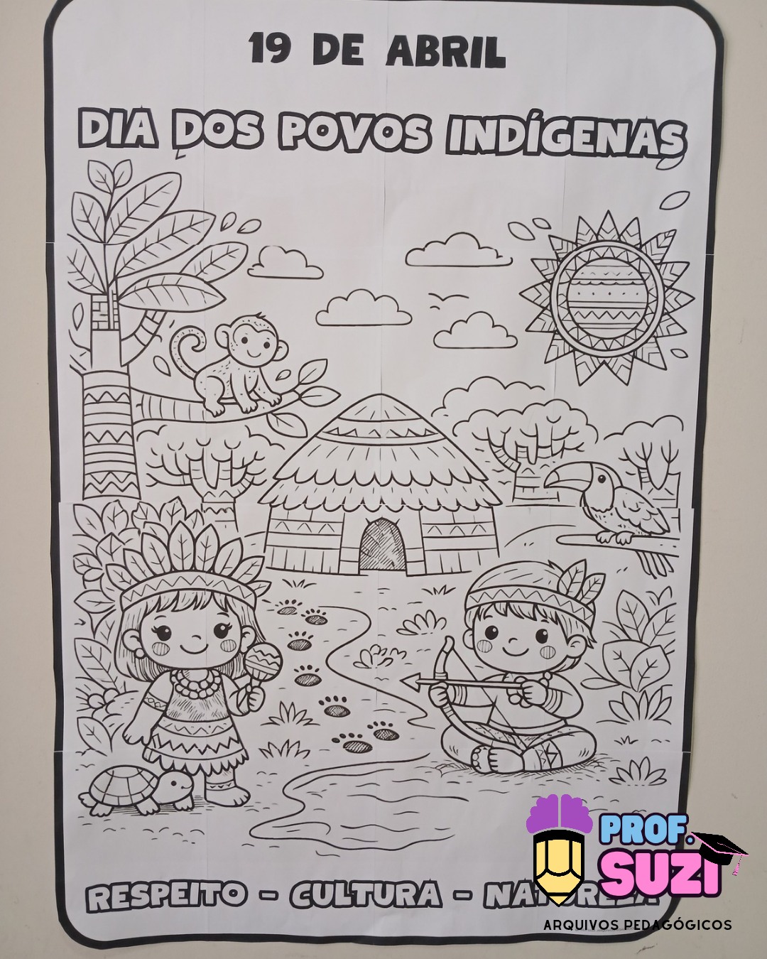 PROJETO POVOS INDÍGENAS
Painel Colaborativo + Tintas Naturais - Imagem 2
