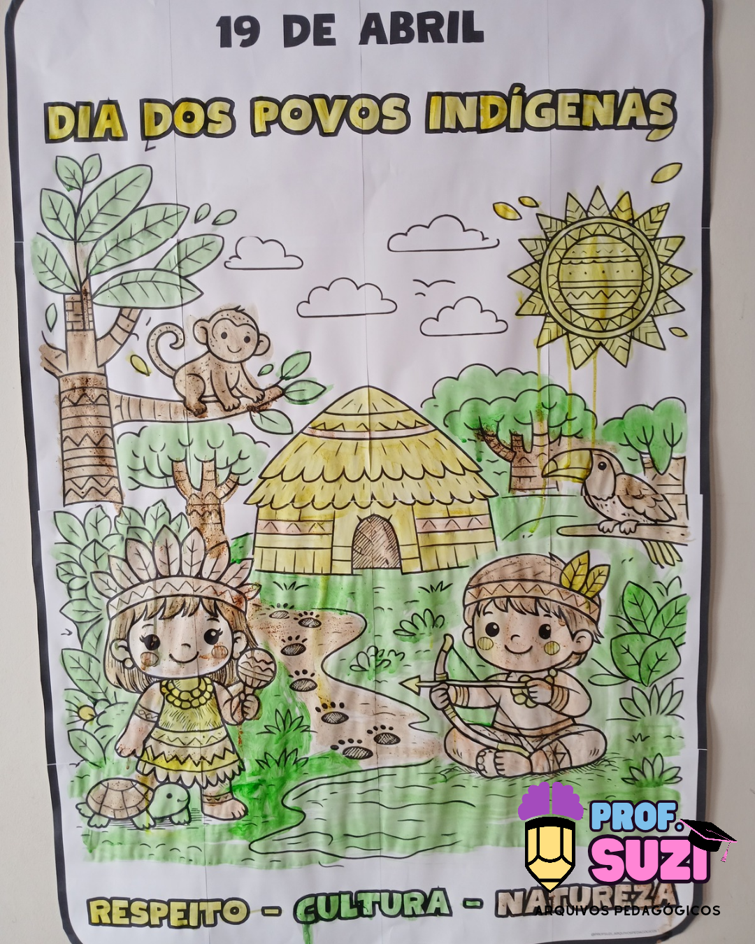PROJETO POVOS INDÍGENAS
Painel Colaborativo + Tintas Naturais - Imagem 3