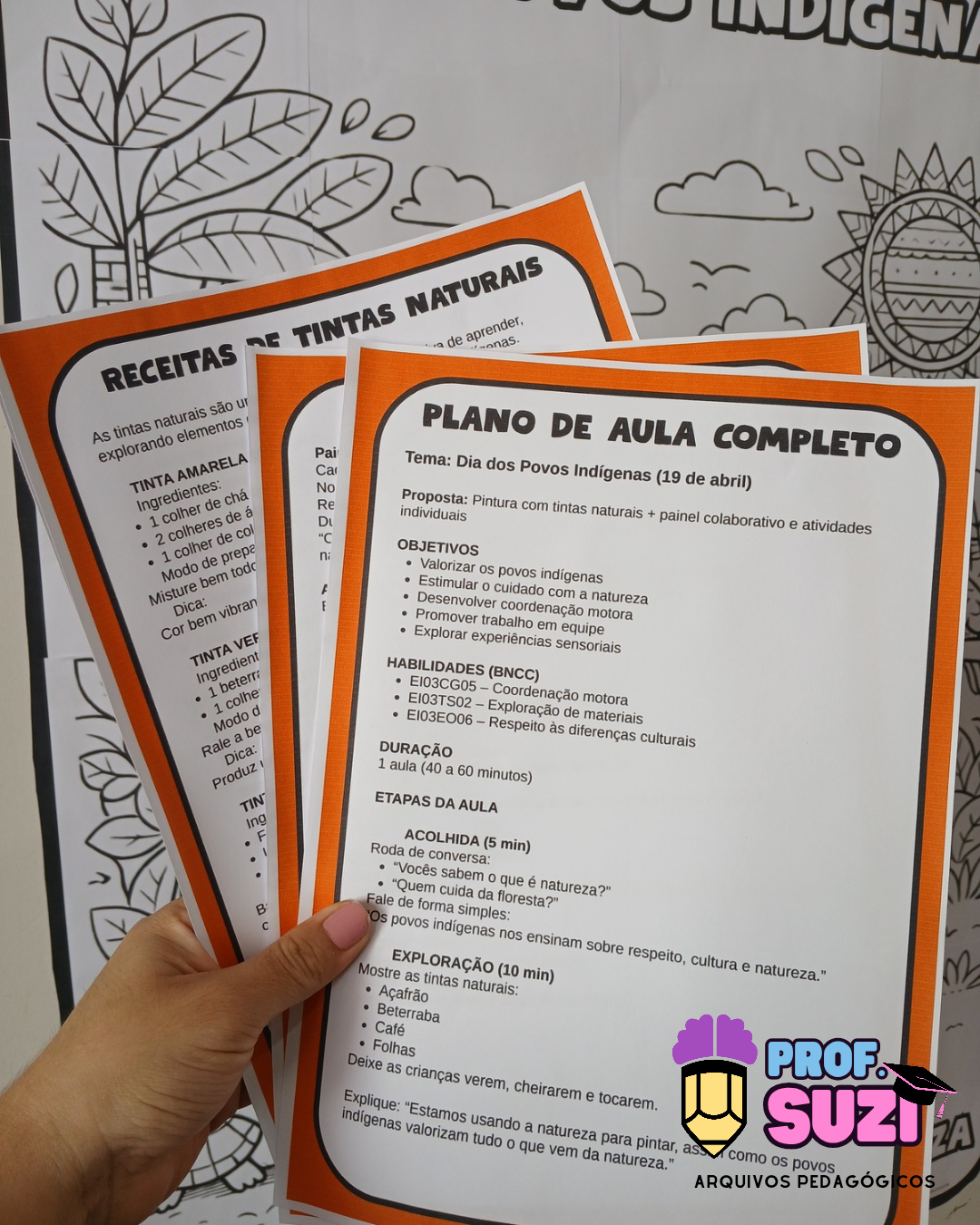 PROJETO POVOS INDÍGENAS
Painel Colaborativo + Tintas Naturais - Imagem 7