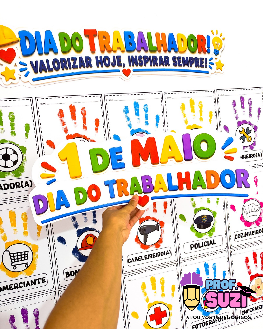 ATIVIDADE DIA DO TRABALHADOR – EDUCAÇÃO INFANTIL - Imagem 6