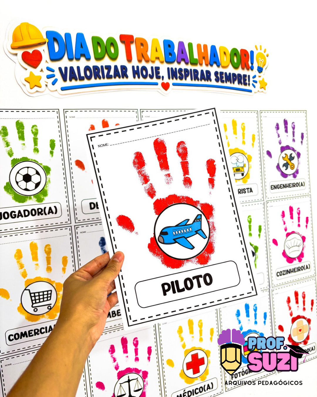 ATIVIDADE DIA DO TRABALHADOR – EDUCAÇÃO INFANTIL - Imagem 2