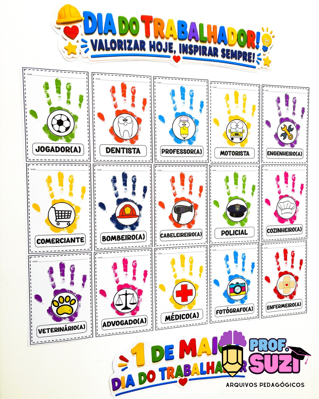 ATIVIDADE DIA DO TRABALHADOR – EDUCAÇÃO INFANTIL - Imagem 8