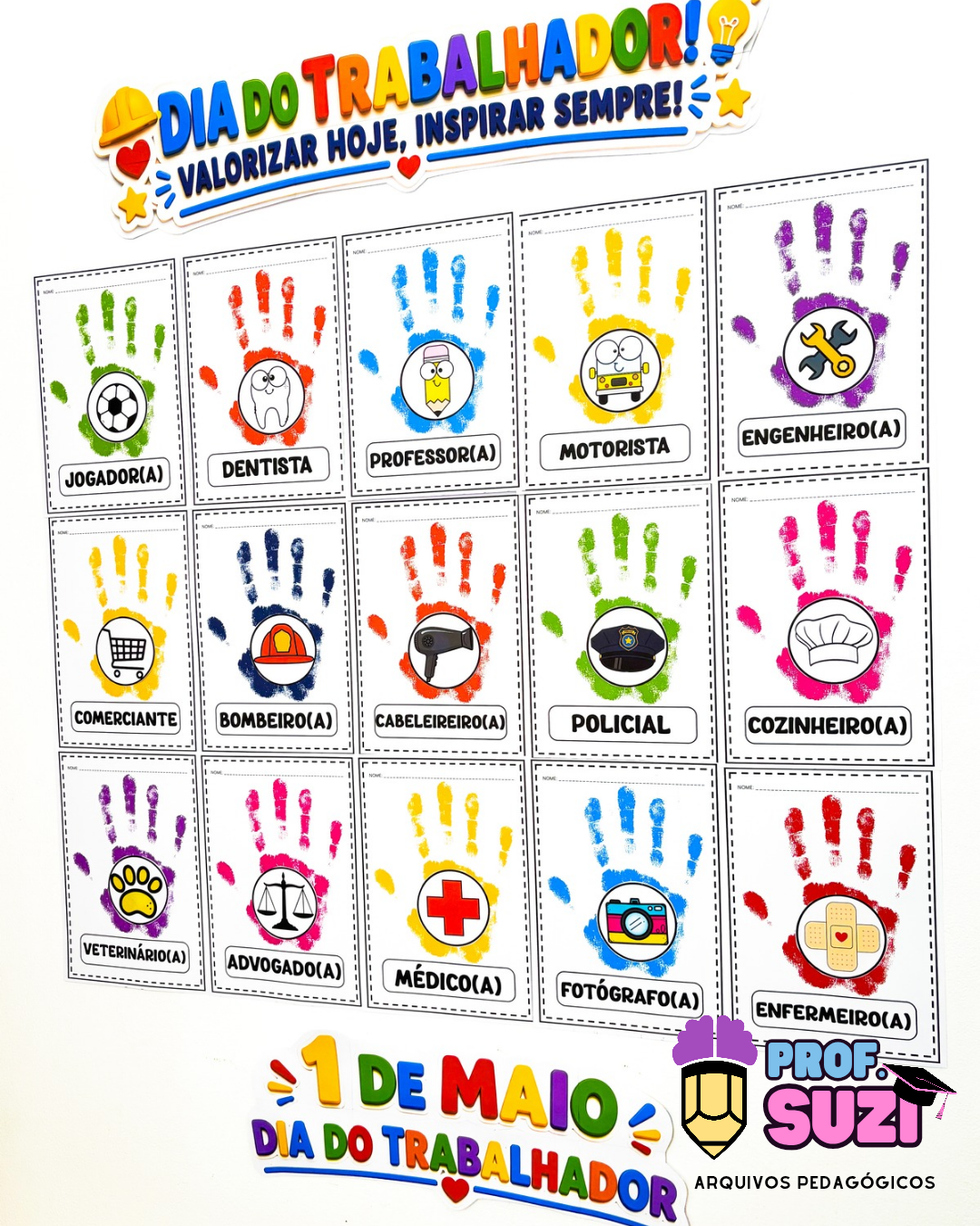 ATIVIDADE DIA DO TRABALHADOR – EDUCAÇÃO INFANTIL - Imagem 7