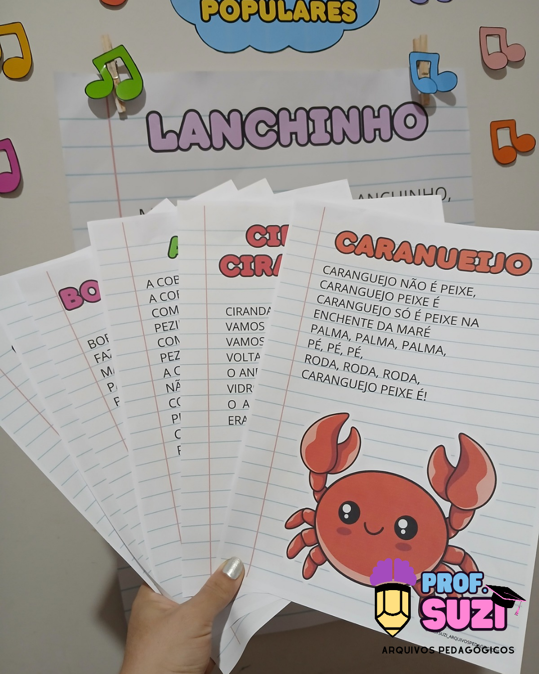 CANTIGAS POPULARES – KIT COMPLETO PARA SALA DE AULA ✨🎶 - Imagem 2