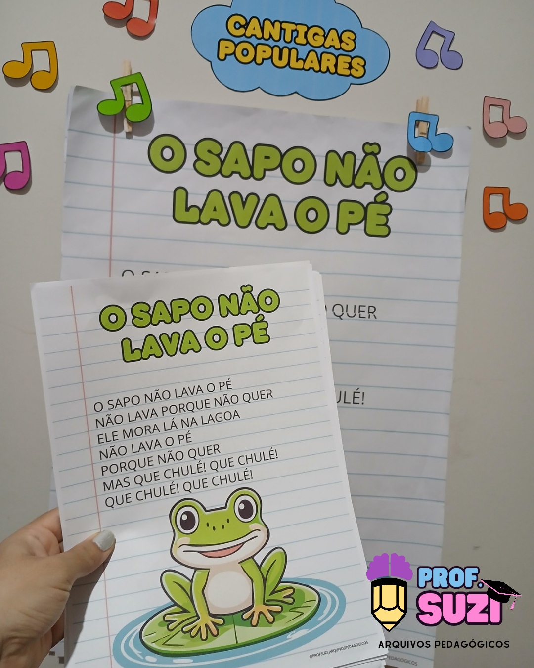 CANTIGAS POPULARES – KIT COMPLETO PARA SALA DE AULA ✨🎶