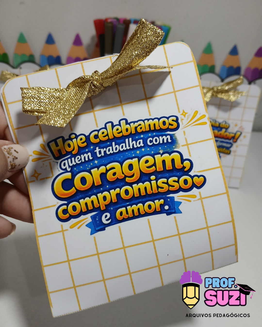 Tag para Bombom Dia do Trabalhador – Arquivo Digital para Imprimir - Imagem 4