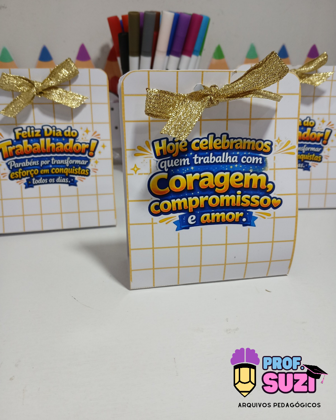 Tag para Bombom Dia do Trabalhador – Arquivo Digital para Imprimir - Imagem 7