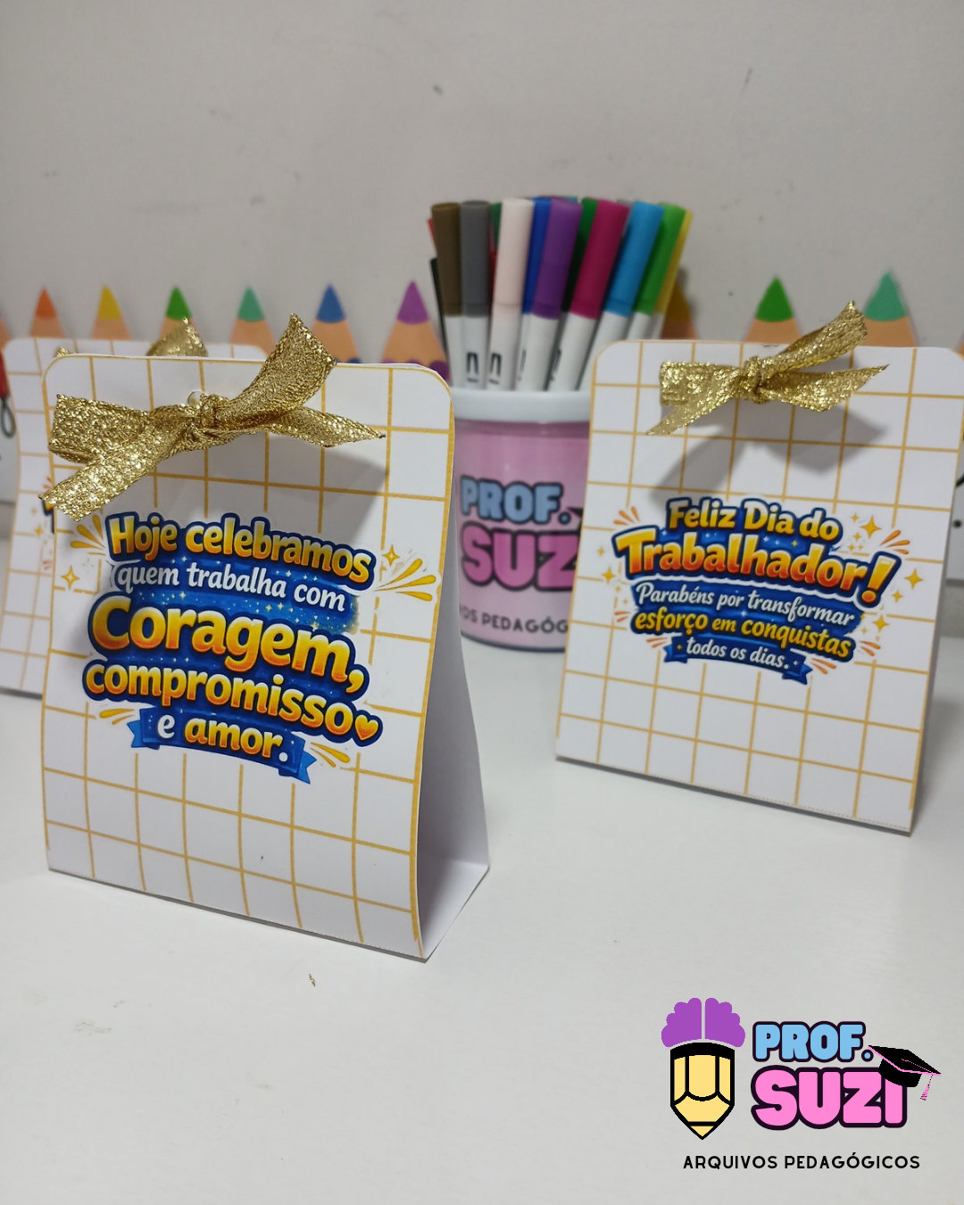 Tag para Bombom Dia do Trabalhador – Arquivo Digital para Imprimir - Imagem 8