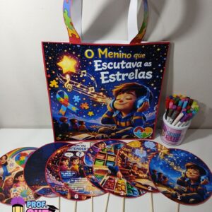 💙 Sacola da História: O Menino que Escutava as Estrelas