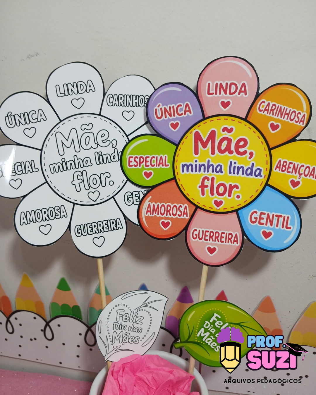 🌸 Flor Lembrancinha Dia das Mães 🌸 - Imagem 2