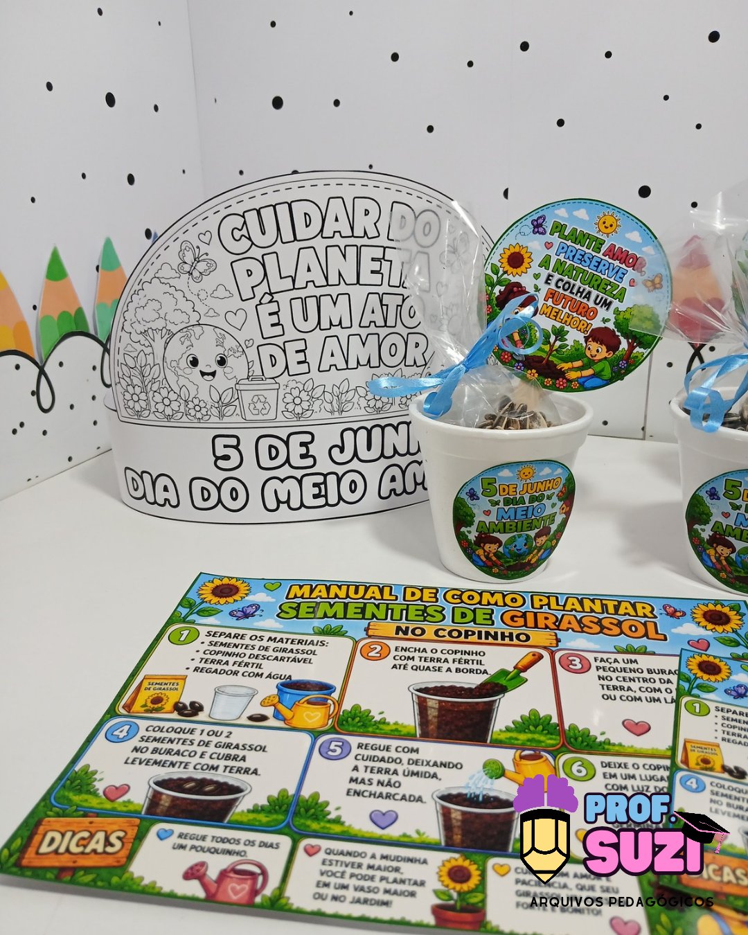 🌱♻️ MINI KIT DIA DO MEIO AMBIENTE ♻️🌱 - Imagem 8