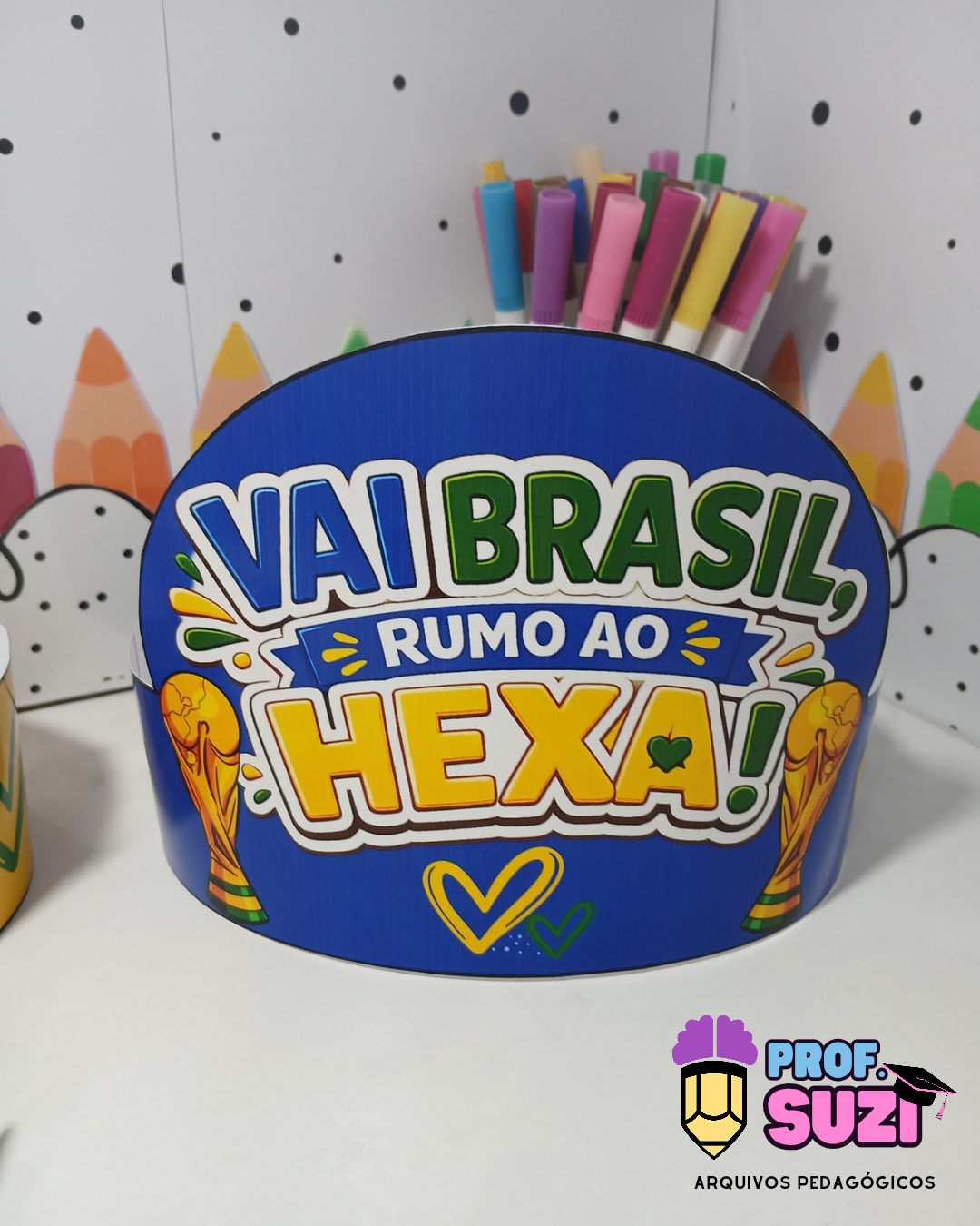 🇧🇷✨ KIT COROAS – VAI BRASIL, RUMO AO HEXA! ✨🇧🇷 - Imagem 4