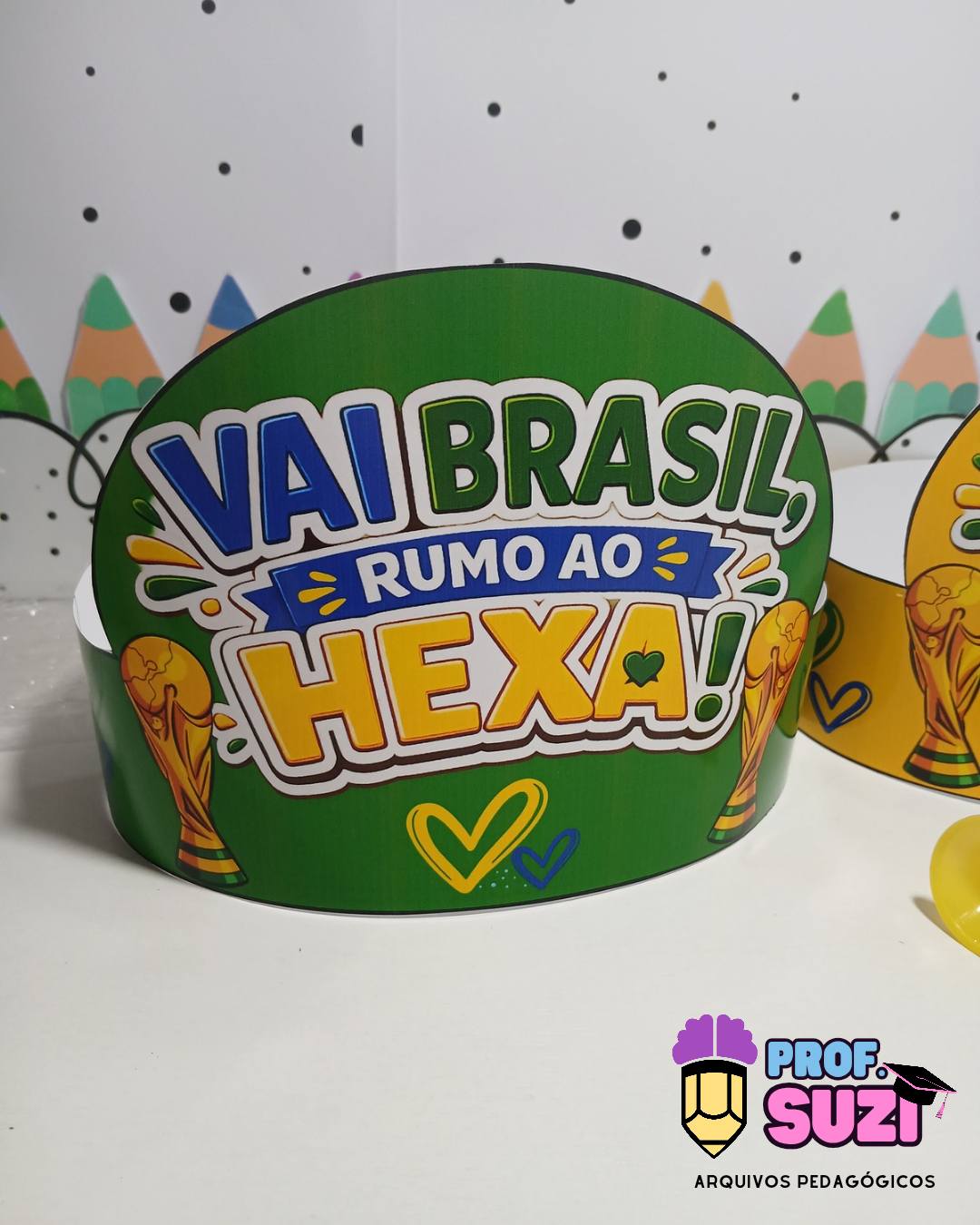 🇧🇷✨ KIT COROAS – VAI BRASIL, RUMO AO HEXA! ✨🇧🇷 - Imagem 3