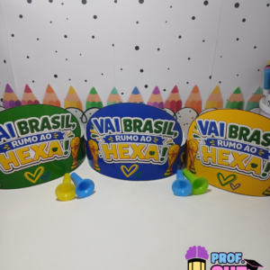 🇧🇷✨ KIT COROAS – VAI BRASIL, RUMO AO HEXA! ✨🇧🇷