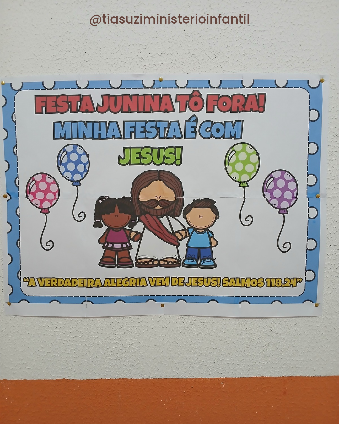 FESTA JUNINA TÔ FORA! MINHA FESTA É COM JESUS!