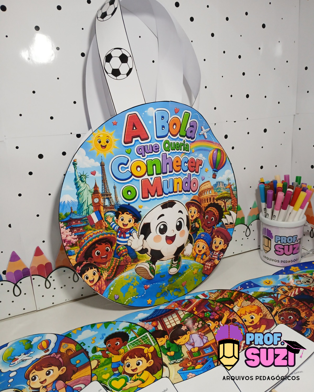 Sacola Literária – A Bola que Queria Conhecer o Mundo ⚽🌍 - Imagem 2