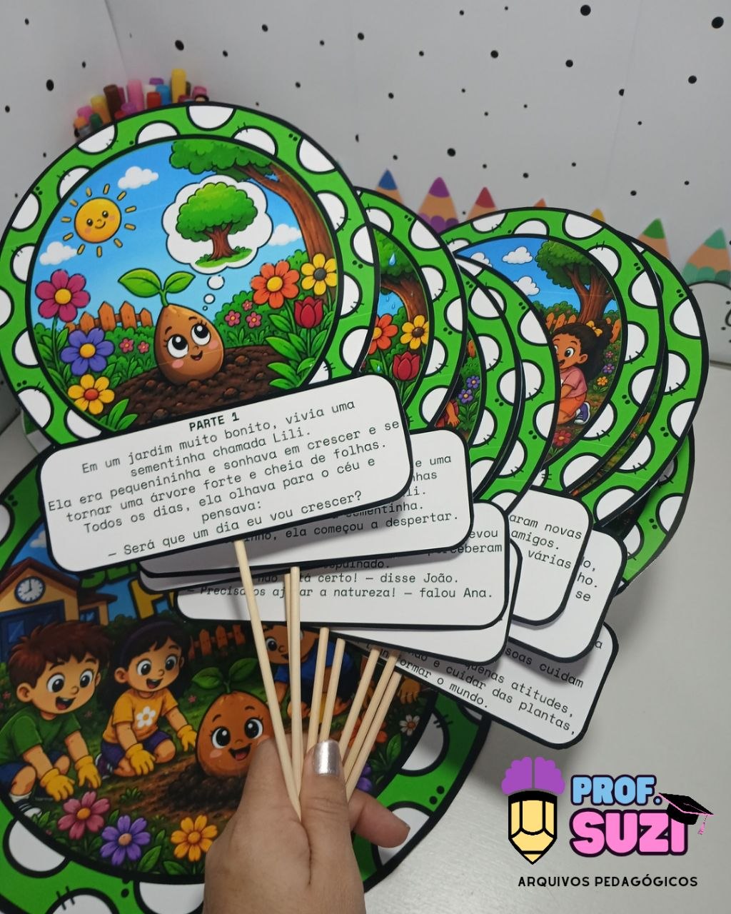 🌱👜 SACOLA LITERÁRIA – O SEGREDO DA SEMENTINHA FELIZ 👜🌱 - Imagem 9