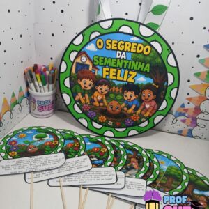 🌱👜 SACOLA LITERÁRIA – O SEGREDO DA SEMENTINHA FELIZ 👜🌱